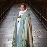 Ulla Thorbjørn Hansen. Bispekåbe. Roskilde Domkirke2